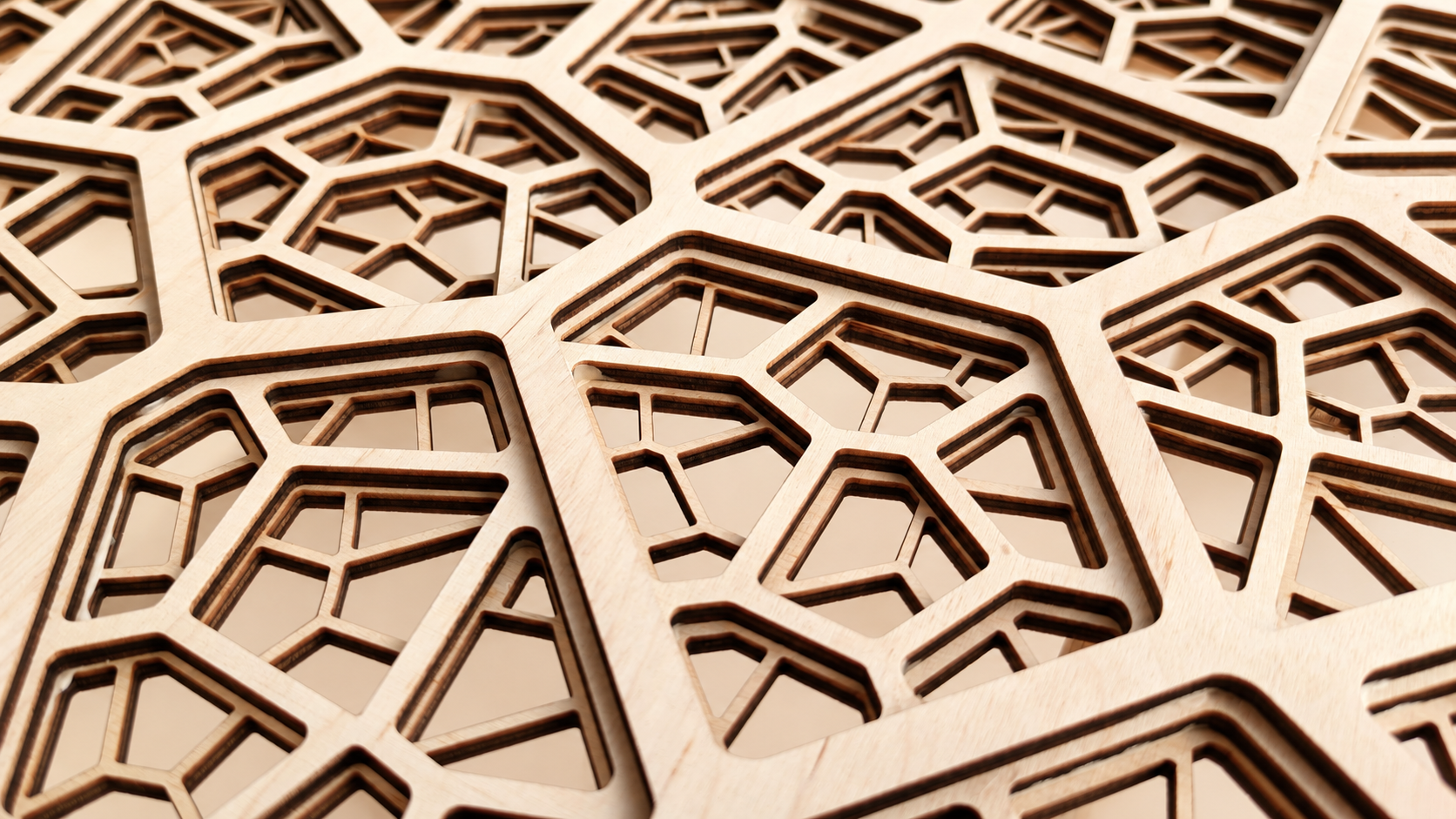 Détail de la tablette fractale Voronoi