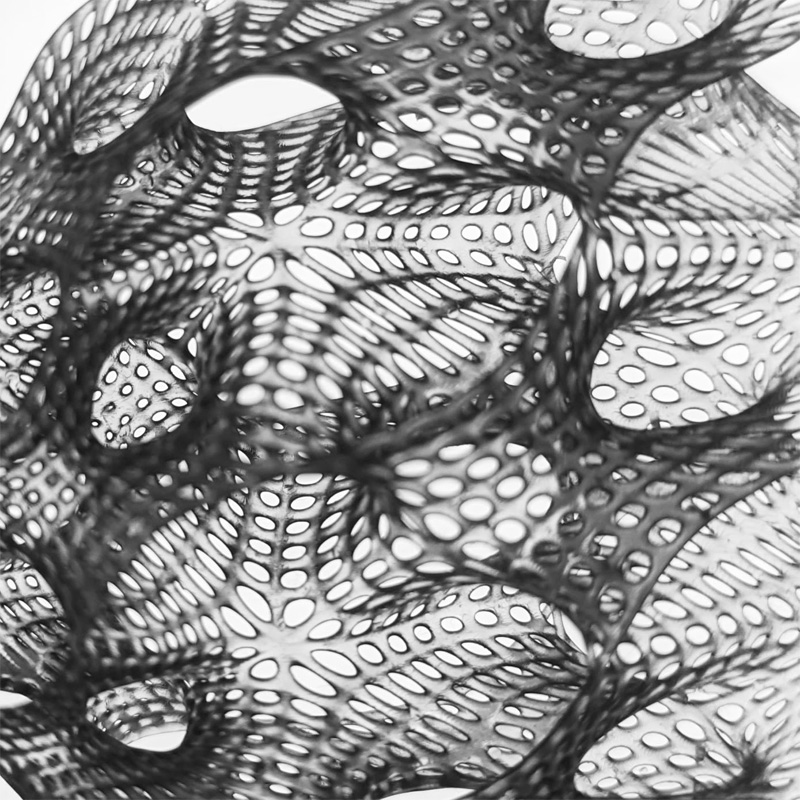 Datamorphoz - Computational design. Impression 3D d'une morphologie poreuse bio-inspirée en SLA (résine)
