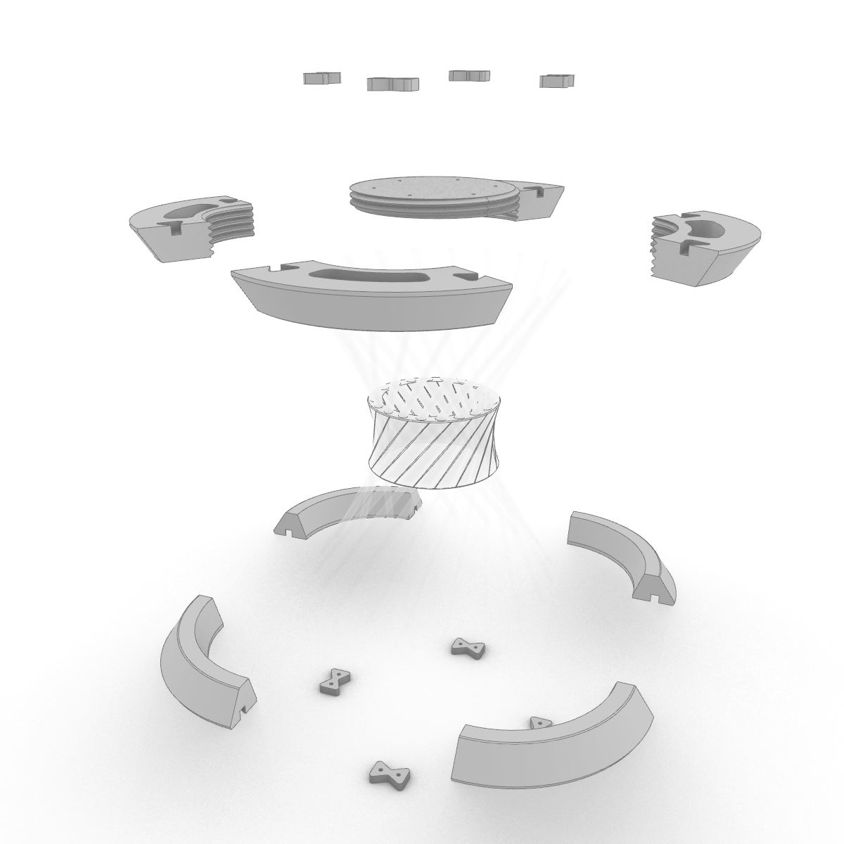 Datamorphoz - Computational design. Tabouret paramétrique et impression 3D